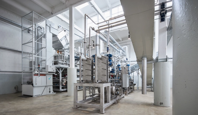 Desinfektionsanlage als geschlossenes System